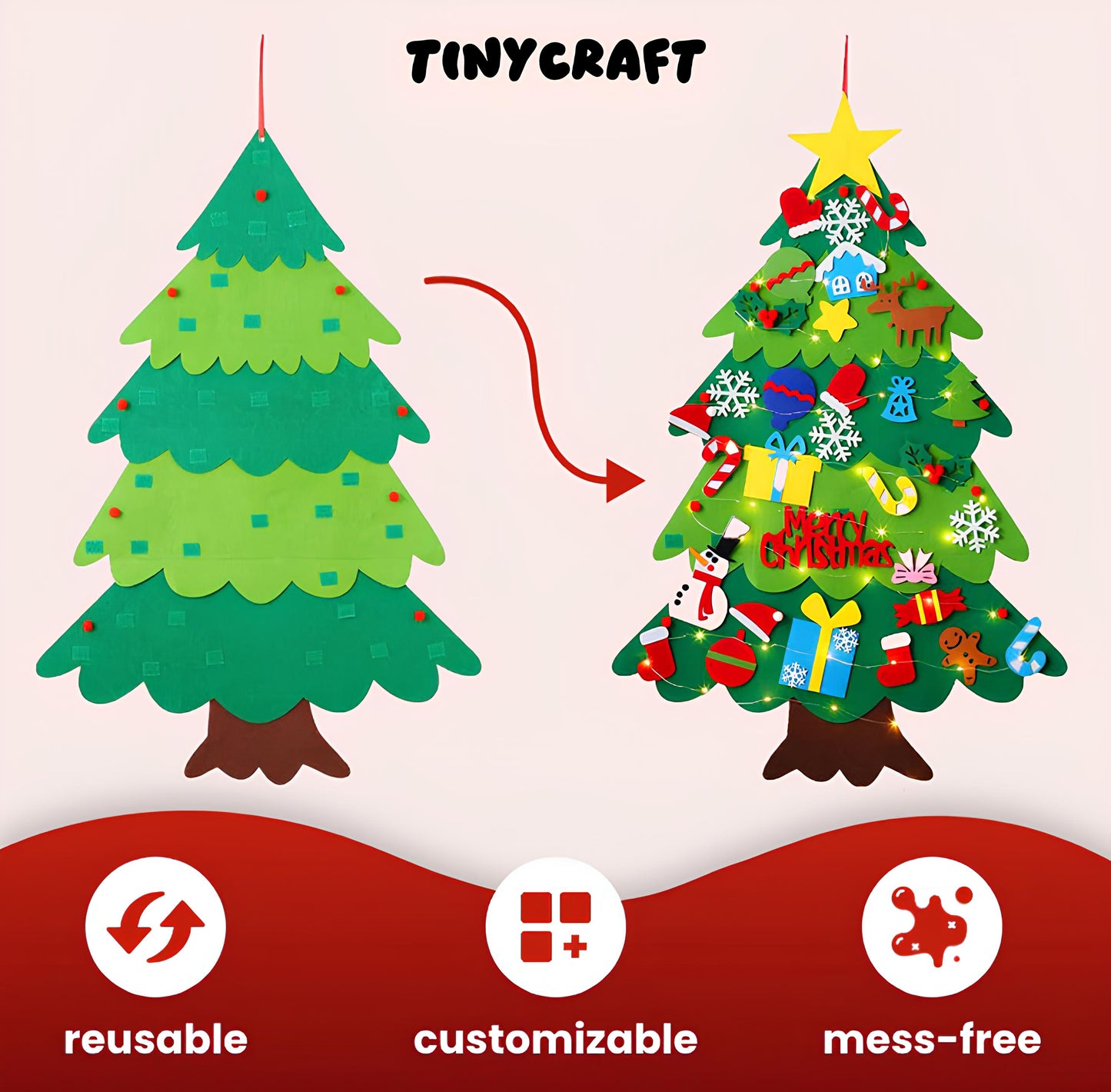 TinyCraft™ - Montessori Christmas Tree